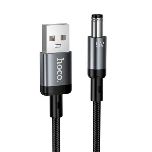 Кабель HOCO X129 Advantage charging cable USB to DC5.5 |1m, 5V/1A| black