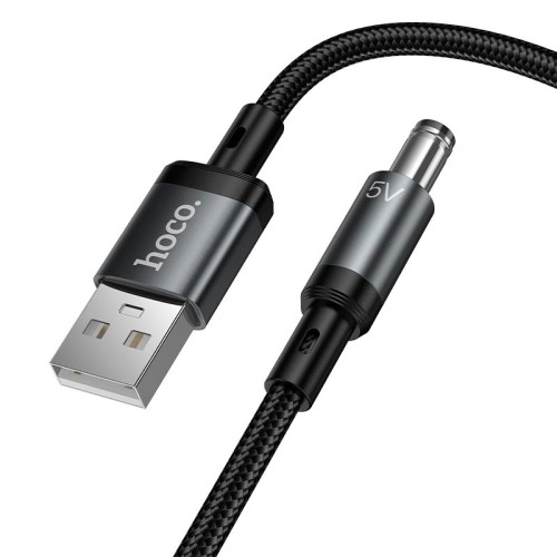 Кабель HOCO X129 Advantage charging cable USB to DC5.5 |1m, 5V/1A| black