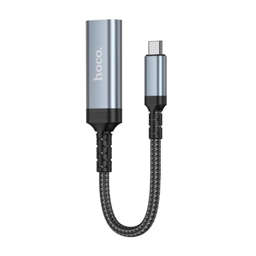 Перехідник HOCO Type-C to HDTV conversion cable UA43A |4K, 30Hz, 0.2m| grey