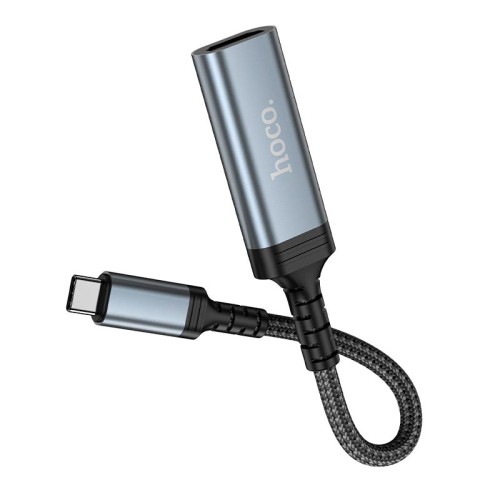 Перехідник HOCO Type-C to HDTV conversion cable UA43A |4K, 30Hz, 0.2m| grey