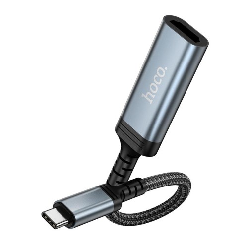 Перехідник HOCO Type-C to HDTV conversion cable UA43A |4K, 30Hz, 0.2m| grey