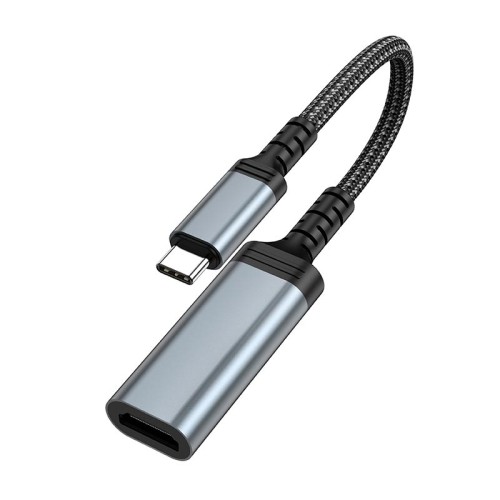 Перехідник HOCO Type-C to HDTV conversion cable UA43A |4K, 30Hz, 0.2m| grey