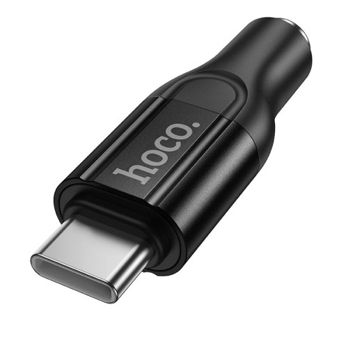 Перехідник HOCO Mia digital audio converter Type-C to 3.5 UPA35 |DAC| black