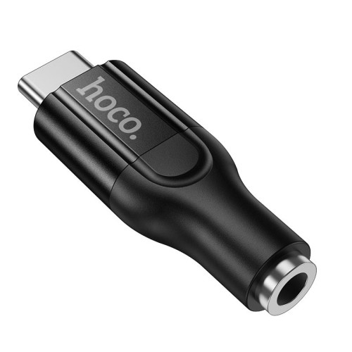Перехідник HOCO Mia digital audio converter Type-C to 3.5 UPA35 |DAC| black