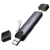 Перехідник HOCO Victory USB/Type-C 3-in-1 card reader HB56 |5Gbps/SD, 480Mbps/USB| 