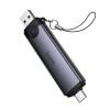 Перехідник HOCO Victory USB/Type-C 3-in-1 card reader HB56 |5Gbps/SD, 480Mbps/USB| 