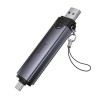 Перехідник HOCO Victory USB/Type-C 3-in-1 card reader HB56 |5Gbps/SD, 480Mbps/USB| 