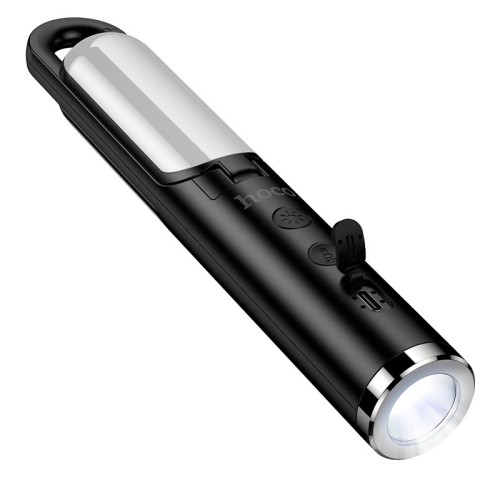 Лампа кемпінгова HOCO Multifunctional 2-in-1 Camping Light HX13 |1-10h, 160lmn| black