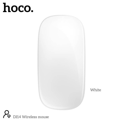 Миша Hoco Wireless mouse DI14 |BT3.0-5.0, 1600DPI| white