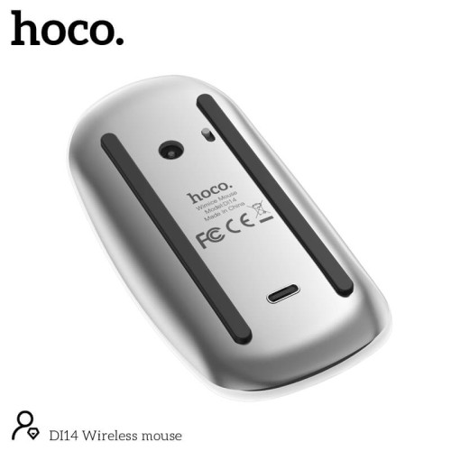 Миша Hoco Wireless mouse DI14 |BT3.0-5.0, 1600DPI| white