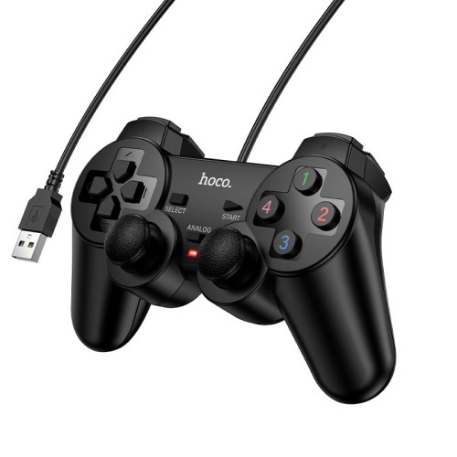 Ігровий контролер HOCO Fast link wired game controller GA3 |PC Windows| black