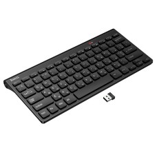 Клавіатура HOCO Dragon 2.4G wireless mini keyboard (cyrillic version) GM70 |78Keys, Windows/Mac OS| black