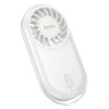 Вентилятор Hoco ultra-thin pocket fan HX611 |3 Levels, 50dB, 1-2.5h| Milky white