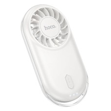 Вентилятор Hoco ultra-thin pocket fan HX611 |3 Levels, 50dB, 1-2.5h| Milky white