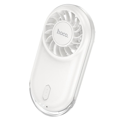 Вентилятор Hoco ultra-thin pocket fan HX611 |3 Levels, 50dB, 1-2.5h| Milky white