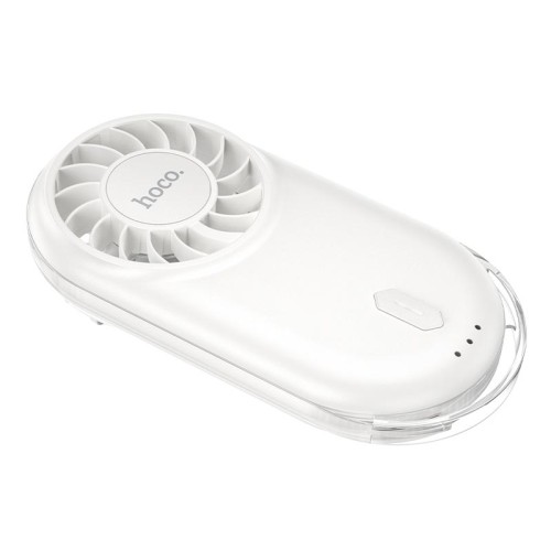 Вентилятор Hoco ultra-thin pocket fan HX611 |3 Levels, 50dB, 1-2.5h| Milky white