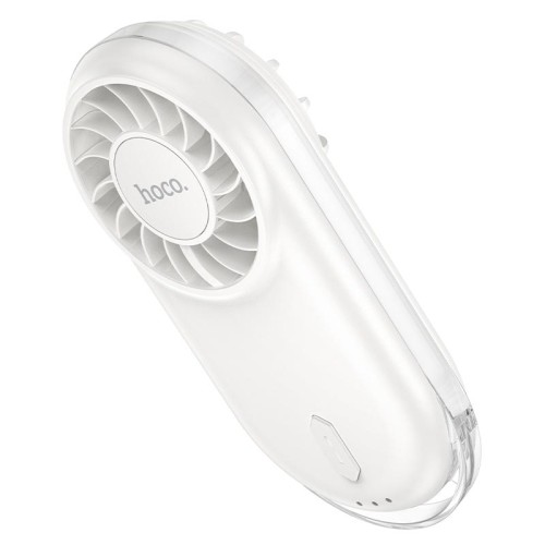 Вентилятор Hoco ultra-thin pocket fan HX611 |3 Levels, 50dB, 1-2.5h| Milky white