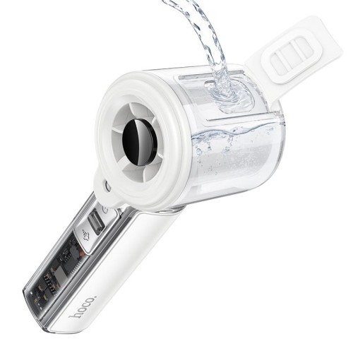 Вентилятор Hoco handheld fan with spray HX613 |100 Levels, 60dB, 18h| white