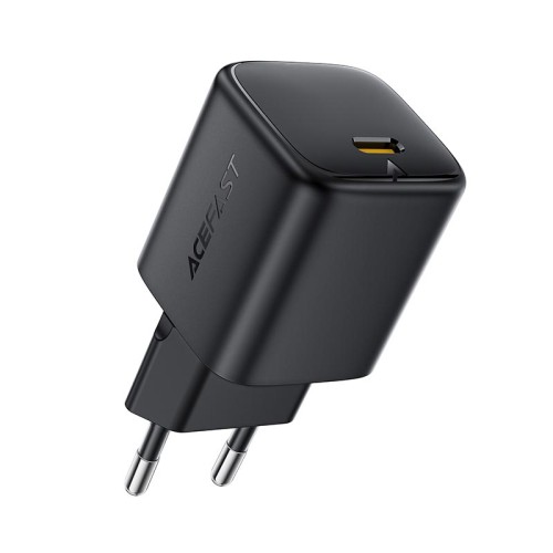 Адаптер мережевий ACEFAST PD mini GaN USB-C fast charger A134 |1USB-C, 67W/3A| black