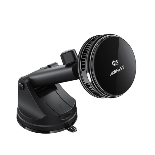 Автотримач ACEFAST D67 QI2 25W cooling wireless charging car holder with suction cup |4.7-6.9"| black