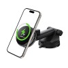 Автотримач ACEFAST D67 QI2 25W cooling wireless charging car holder with suction cup |4.7-6.9"| black