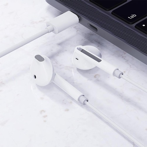 Навушники ACEFAST L13 USB-C semi-in-ear wired earphones with mic |DAC, 1.2m| white