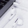 Навушники ACEFAST L14 3.5mm semi-in-ear wired earphones with mic  |1.2m| white