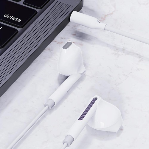 Навушники ACEFAST L14 3.5mm semi-in-ear wired earphones with mic  |1.2m| white