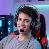 Ігрові навушники ACEFAST H16 gaming wired headset  IPX4 |USB/3.5mm, 2m|, RGB| black
