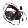 Ігрові навушники ACEFAST H16 gaming wired headset  IPX4 |USB/3.5mm, 2m|, RGB| black