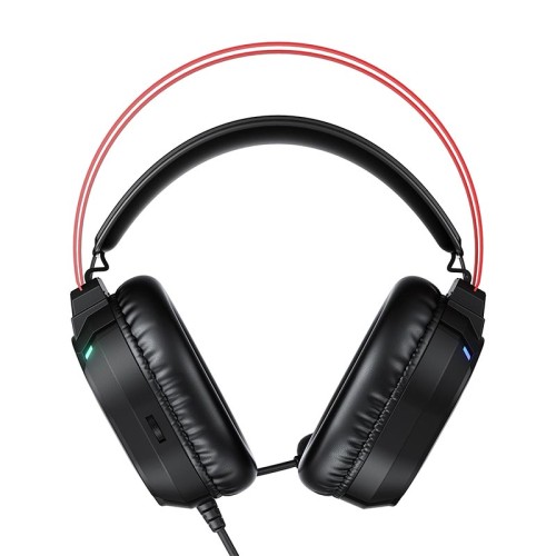 Ігрові навушники ACEFAST H16 gaming wired headset  IPX4 |USB/3.5mm, 2m|, RGB| black