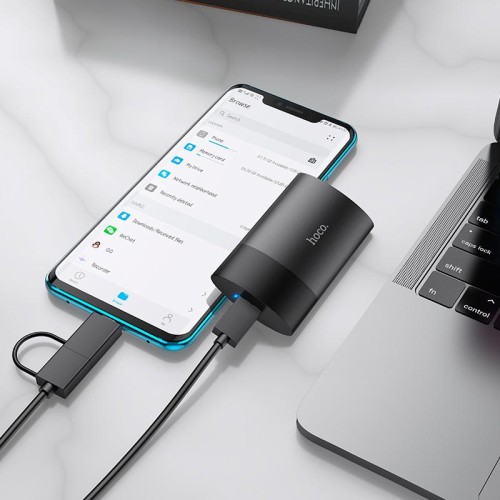 Зовнішній накопичувач HOCO PSSD Mobile SSD UD12 |256GB| black