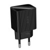 Адаптер мережевий HOCO Excellent single port charger with digital display CS82A |1Type-C, PD, 20W/3A| black