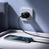 Адаптер мережевий Excellent charger with digital display CS84A |1USB/1Type-C, PD/QC, 30W/3A| black