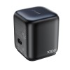 Адаптер мережевий ACEFAST GaN desktop charger with telescopic cable and smart TFT display Z10 |1USB/2Type-C,100W/3A,  PD/QC| black