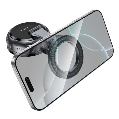 Тримач HOCO High vacuum suction cup magnetic holder H92 (universal) |4.5-7"| black