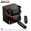Акустика-караоке Borofone Deep RGB BT speaker with two wireless microphones DR23 |BT5.4, 15W, TF/USB/AUX, 3-4h| black