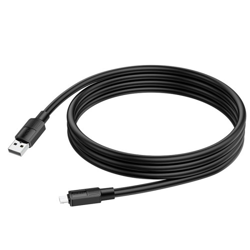 Кабель Hoco Micro USB Solid charging data cable X84 |1M, 2.4A| black
