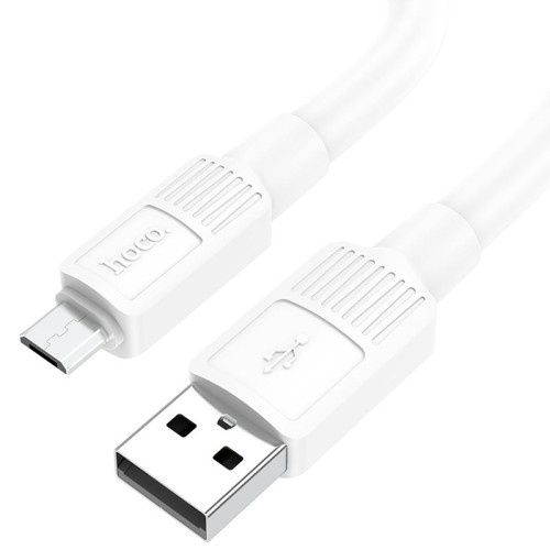 Кабель Hoco Micro USB Solid charging data cable X84 |1M, 2.4A| black