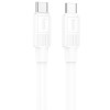 Кабель Hoco Type-C to Type-C Solid charging data cable X84 |1m, 60W, 3A| white