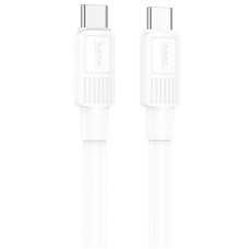 Кабель Hoco Type-C to Type-C Solid charging data cable X84 |1m, 60W, 3A| white