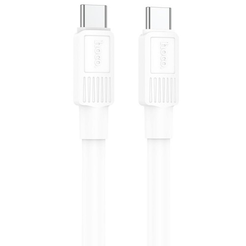 Кабель Hoco Type-C to Type-C Solid charging data cable X84 |1m, 60W, 3A| white