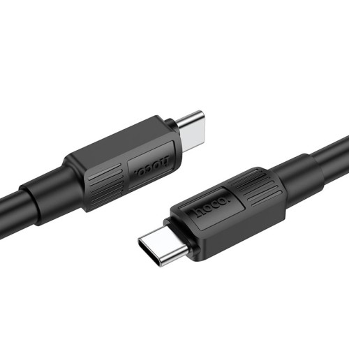 Кабель Hoco Type-C to Type-C Solid charging data cable X84 |1m, 60W, 3A| black