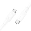 Кабель Hoco Type-C to Type-C Solid charging data cable X84 |1m, 60W, 3A| black