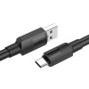 Кабель Hoco Type-C Solid charging data cable X84 |1M, 3A| black