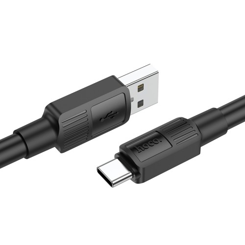 Кабель Hoco Type-C Solid charging data cable X84 |1M, 3A| white