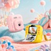Дитяча цифрова фото-відео камера камера HOCO Dual camera children printing camera DV211 |2.0 ips screen, 1080p video| yellow