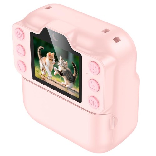 Дитяча цифрова фото-відео камера камера HOCO Dual camera children printing camera DV211 |2.0 ips screen, 1080p video| yellow