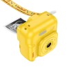 Дитяча цифрова фото-відео камера камера HOCO Dual camera children printing camera DV211 |2.0 ips screen, 1080p video| yellow