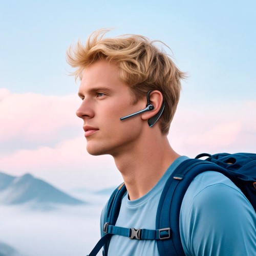 Блютуз-гарнітура HOCO Liya ENC noise reduction BT headset E90 |BT6.0. 15/23h| black